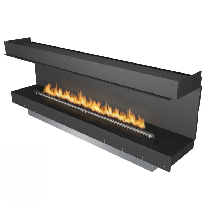 Forma 2300 Three-Sided | Planika Fires | inbouwhaard | 3-zijdige haard | bioethanol haard