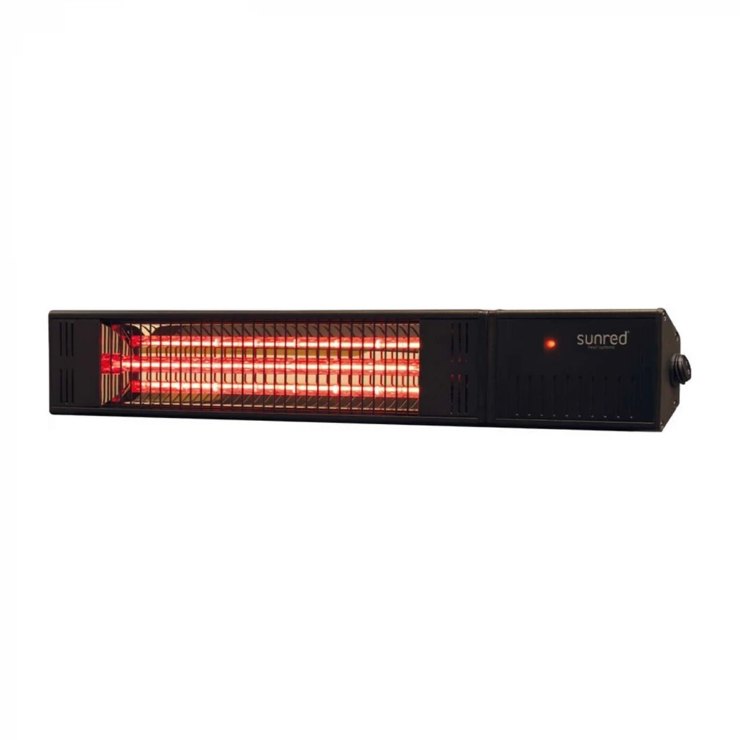 Fortuna væghængt terrassevarmer 1500W Sunred  | Bioethanolhaard-shop.nl | Muur-gemonteerde elektrische terrasverwarmer
