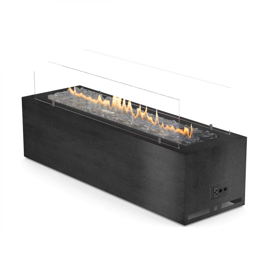 Planika Galio | Zwart | Planika Fires | Automatische vlambediening | Buiten gashaard | aardgas of gasfles