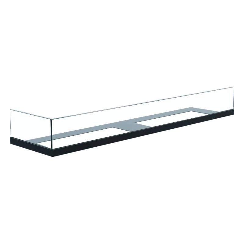 Glas voor hoekhaard - 90 cm links | Bioethanolhaard-shop.nl | Accessoires voor een bio-ethanol haard