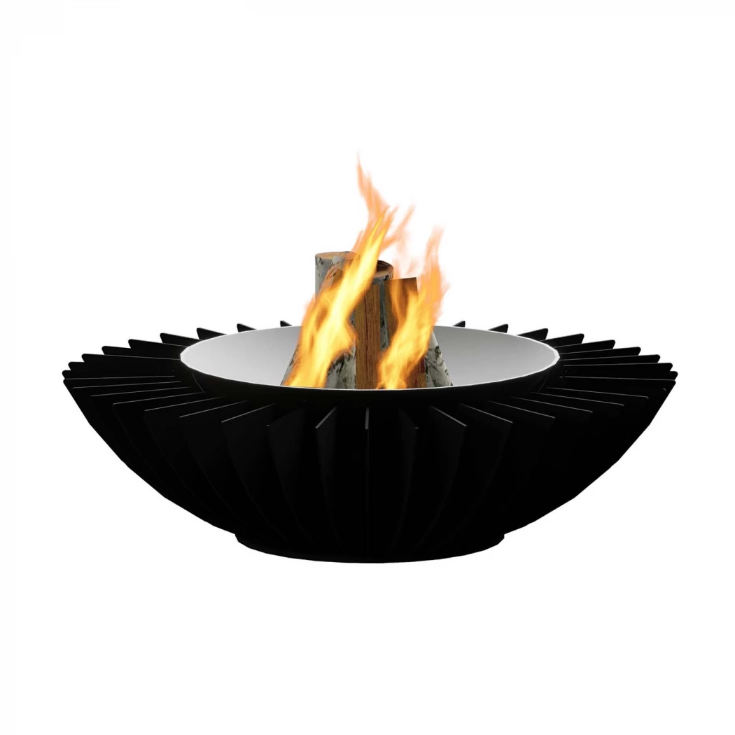 Cosmo Vuurkorf - Zwart Metaalkleurig GlammFire  | Bioethanolhaard-shop.nl | Buiten vuurplaats