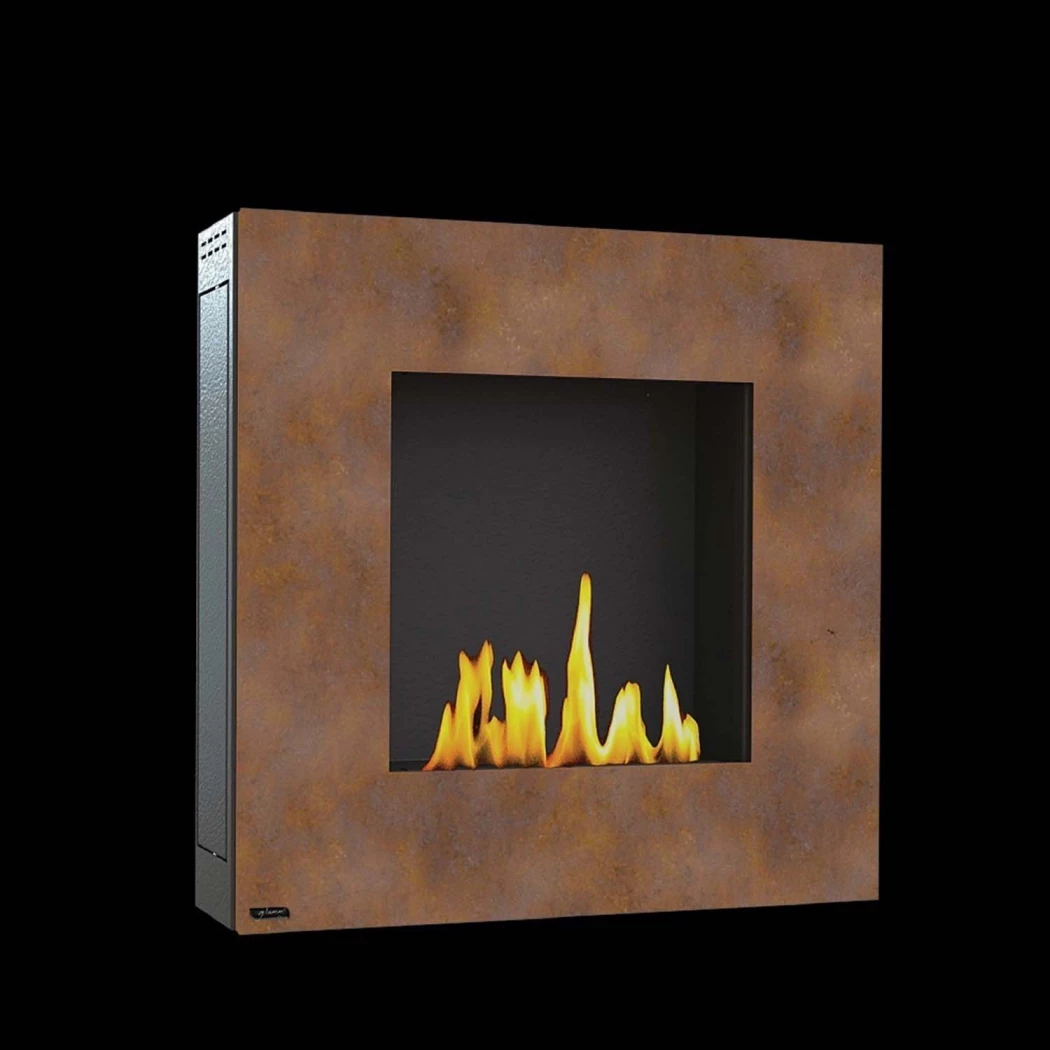 Lotus - Corten Roest GlammFire  | Bioethanolhaard-shop.nl | Hangende bio-ethanol haard