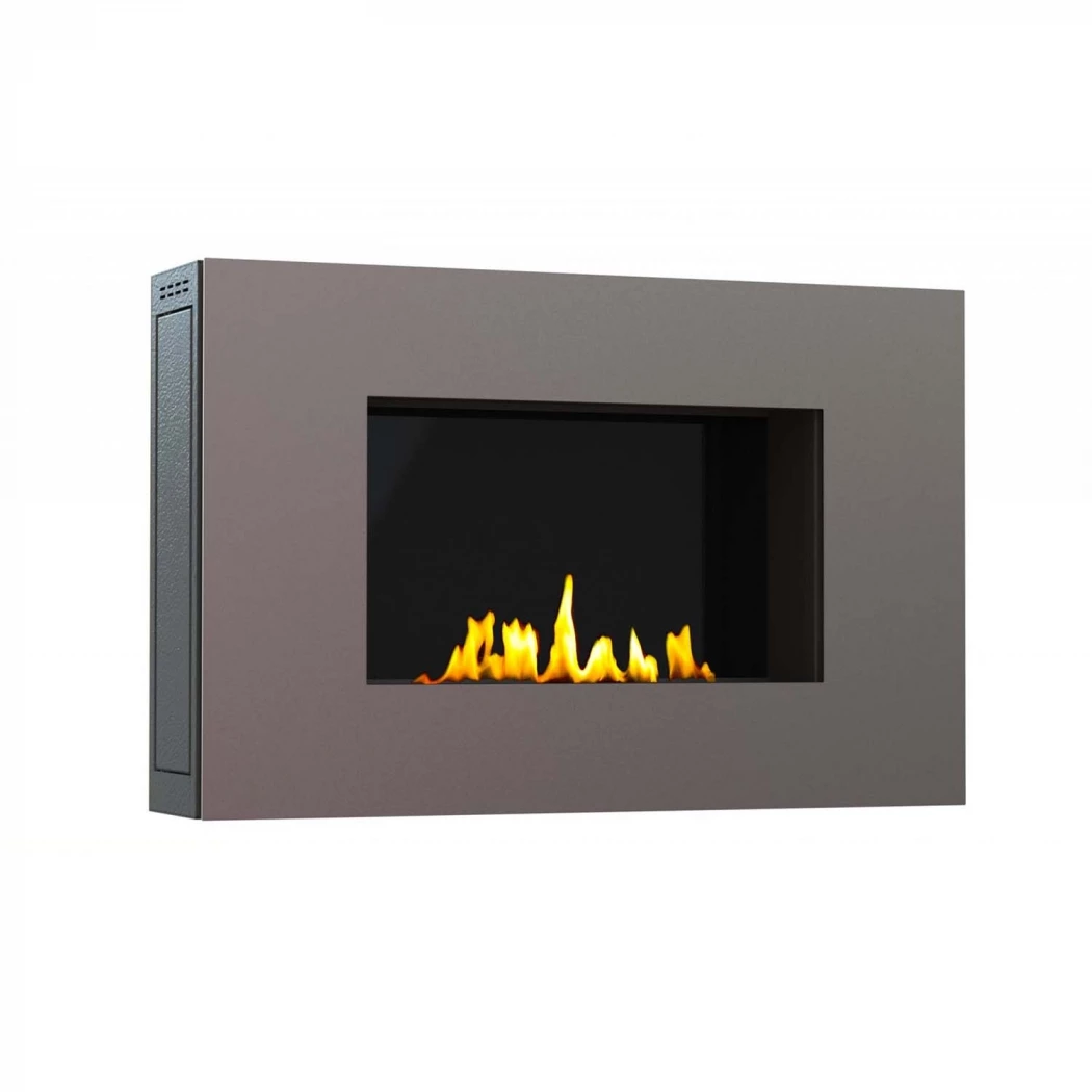 Mito Small - Geborsteld Staal GlammFire  | Bioethanolhaard-shop.nl | Hangende bio-ethanol haard