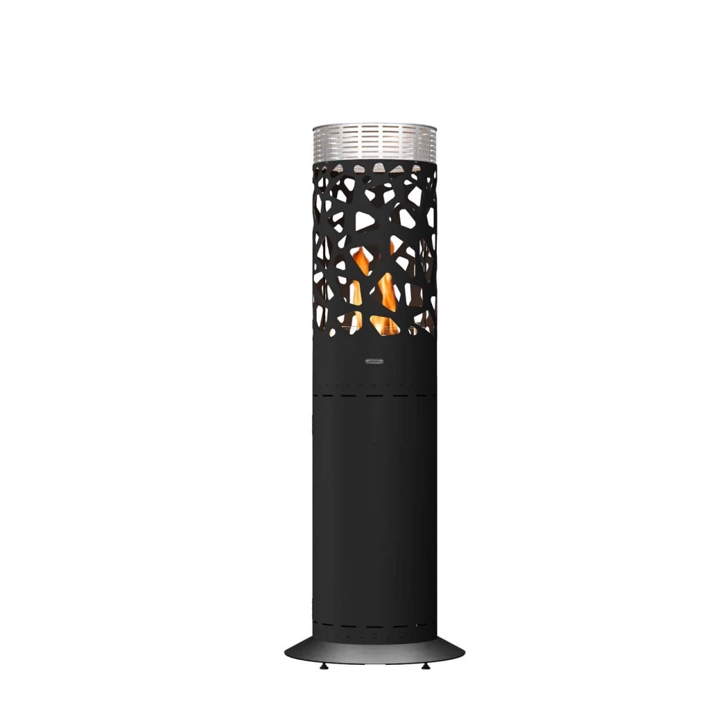 Selene Tile - Zwart GlammFire  | Bioethanolhaard-shop.nl | Buiten vuurplaats