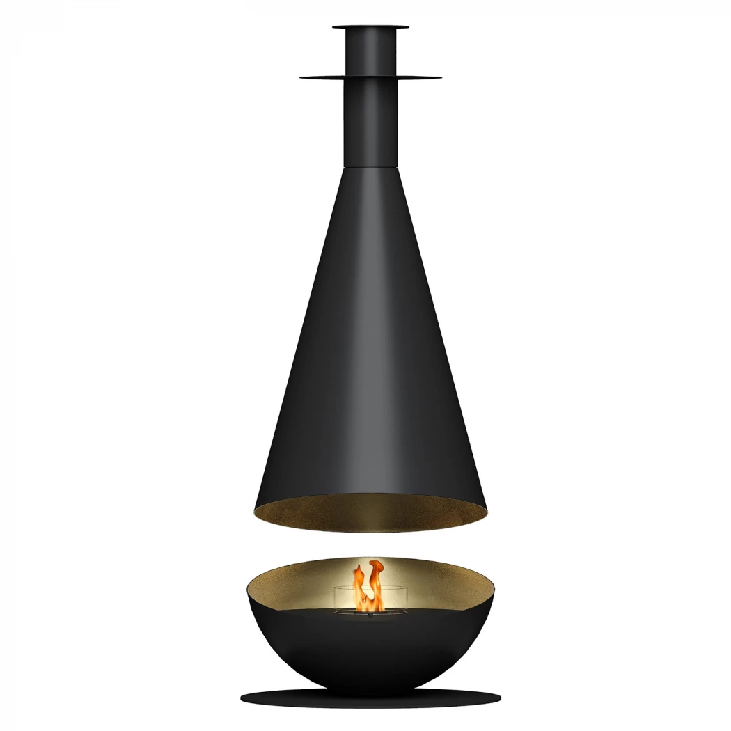 Thales - Zwart GlammFire  | Bioethanolhaard-shop.nl | Plafond bio-ethanol haard