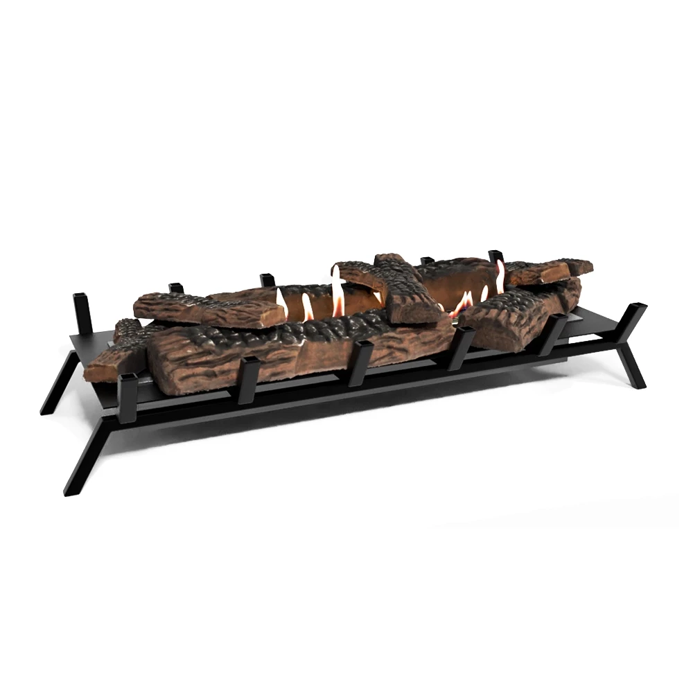 Bio-Ethanol Vuur Rooster XL - 80 cm ScandiFlames  | Bioethanolhaard-shop.nl | Inzet voor bestaande open haard
