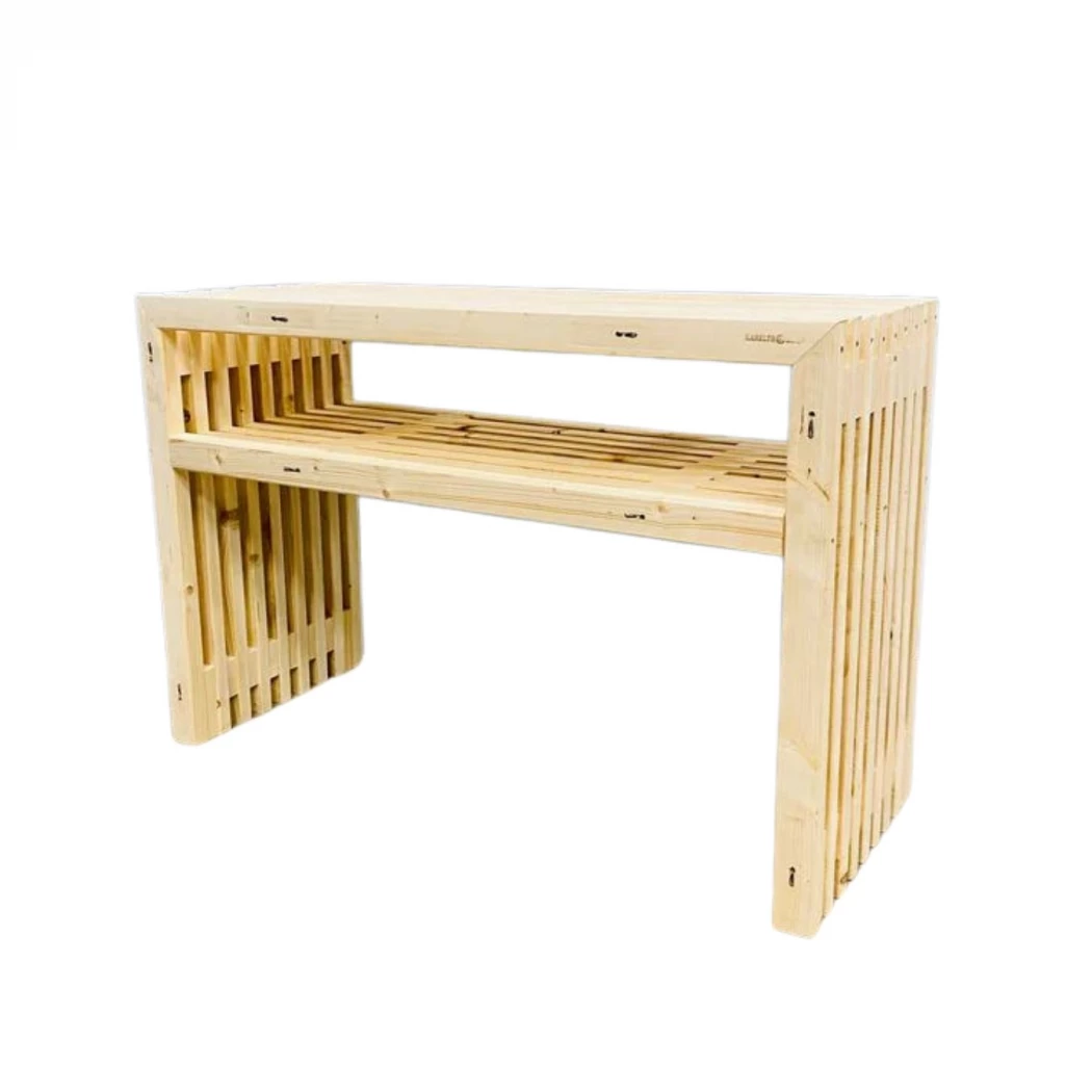 Grillplaat van brede planken - lengte 120 cm - met plank