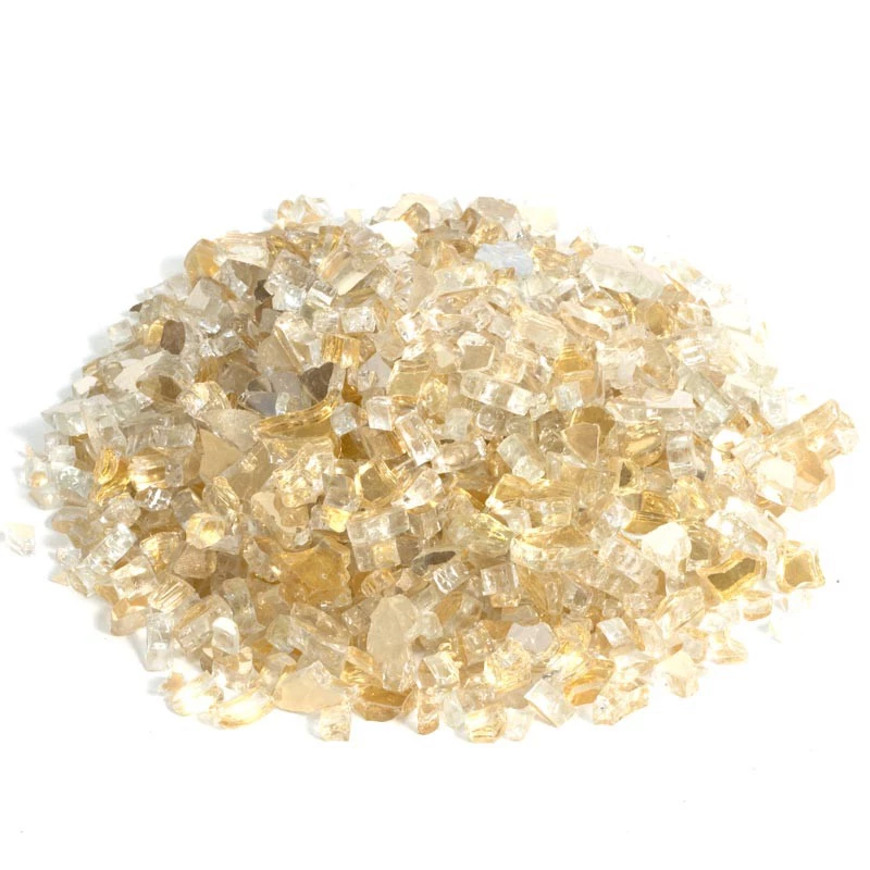 Decoratieve stenen in goud  | Bioethanolhaard-shop.nl | Accessoires voor buitenhaarden op gas