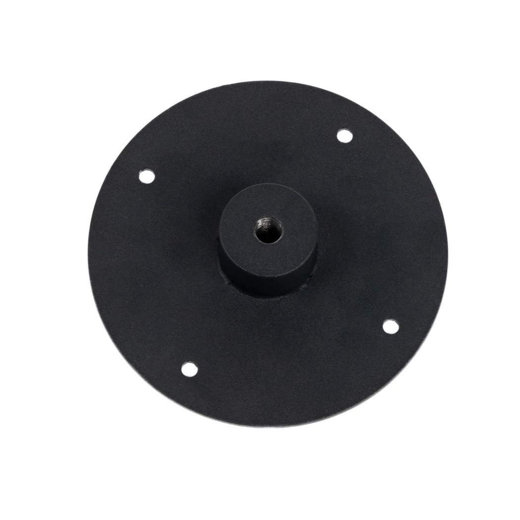 Plafondbeugel voor vlak plafond - Zwart | Bioethanolhaard-shop.nl | Accessoires voor een bio-ethanol haard