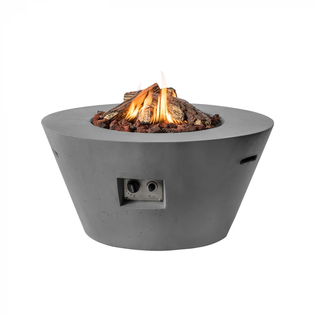 Cocoon vuurtafel cone - antraciet Happy Cocooning  | Bioethanolhaard-shop.nl | Vuurtafel met gasbrander
