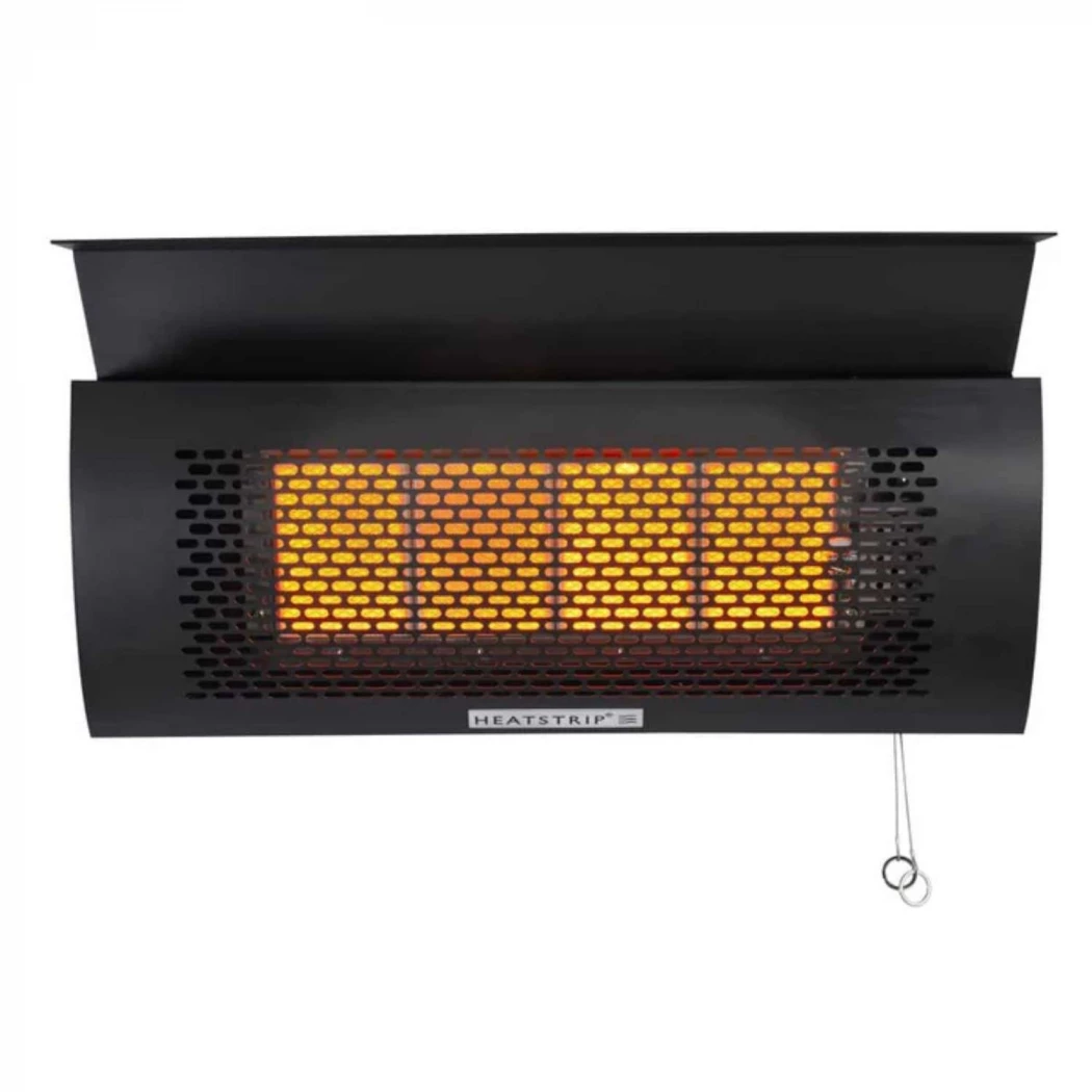 Wandgemonteerde Heatstrip gas terrasverwarmer Heatstrip  | Bioethanolhaard-shop.nl | Buiten terrasverwarmer