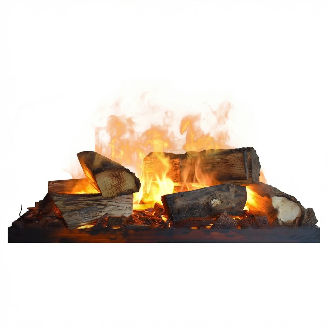 GlowFire decoratieset voor Dimplex Opti-Myst Cassette 400 | Echt hout - handgemaakt in Duitsland afbeelding 1