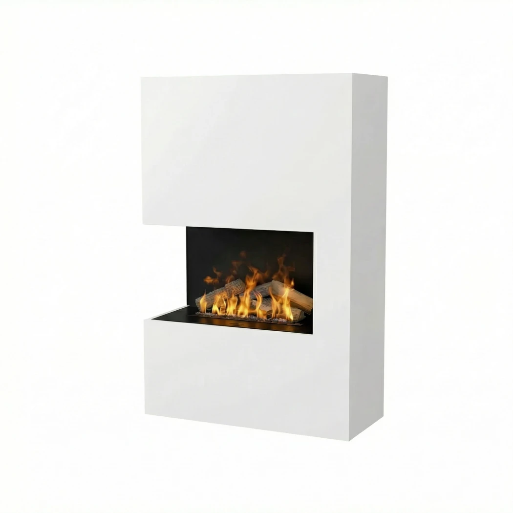 Glow Fire Tucholsky Rechtszijdig - OMC 600 | Vrijstaande Waterdamphaard - 91 cm x 150 cm x 35 cm afbeelding 1