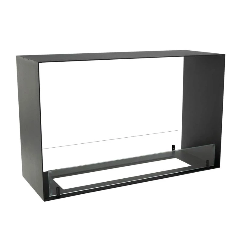 Foco Two 800 Medium | Foco | 2-zijdige inbouw bio-ethanol haard | Zwart afbeelding 1