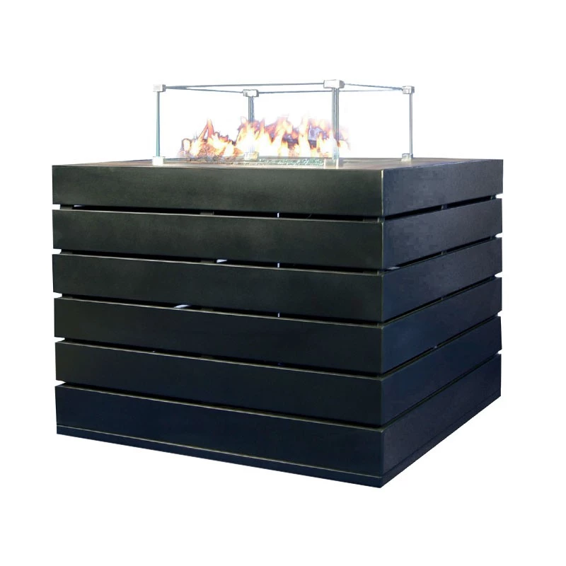 Muztag Madrid outdoor fire pit Muztag  | Bioethanolhaard-shop.nl | Buiten tafel gashaard