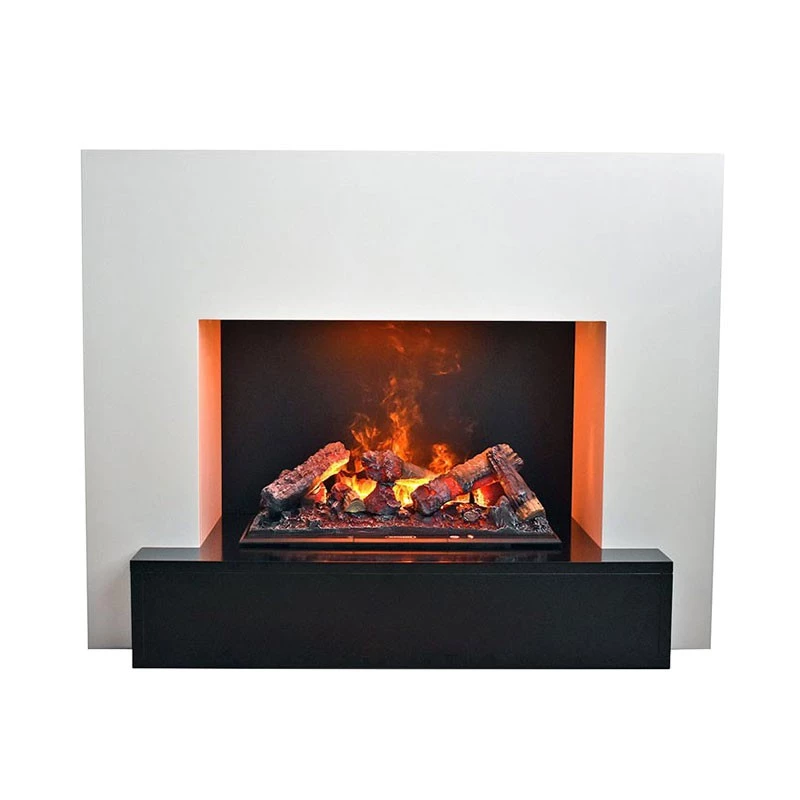 Glow Fire Hauptmann Wit - OMC 600 | Vrijstaande Waterdamphaard - 90 cm x 110 cm x 45 cm afbeelding 1