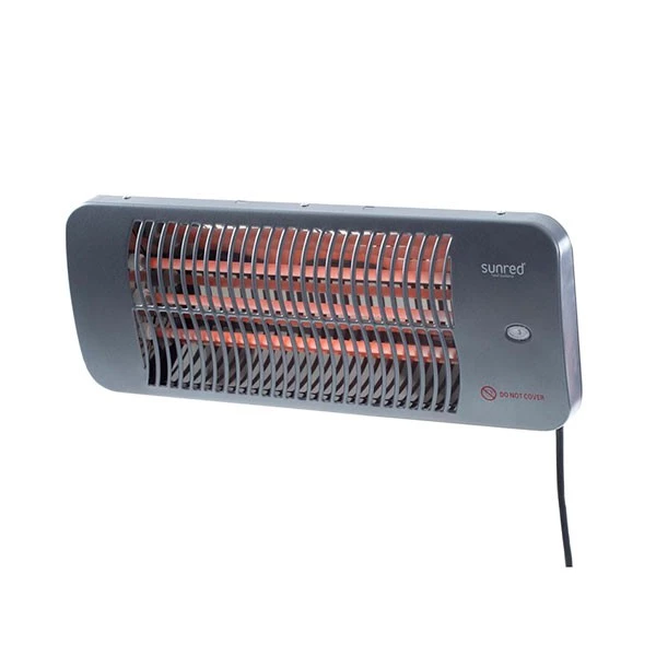 Lugo hangende terrasverwarmer 2000W  | Bioethanolhaard-shop.nl | Muur-gemonteerde elektrische terrasverwarmer