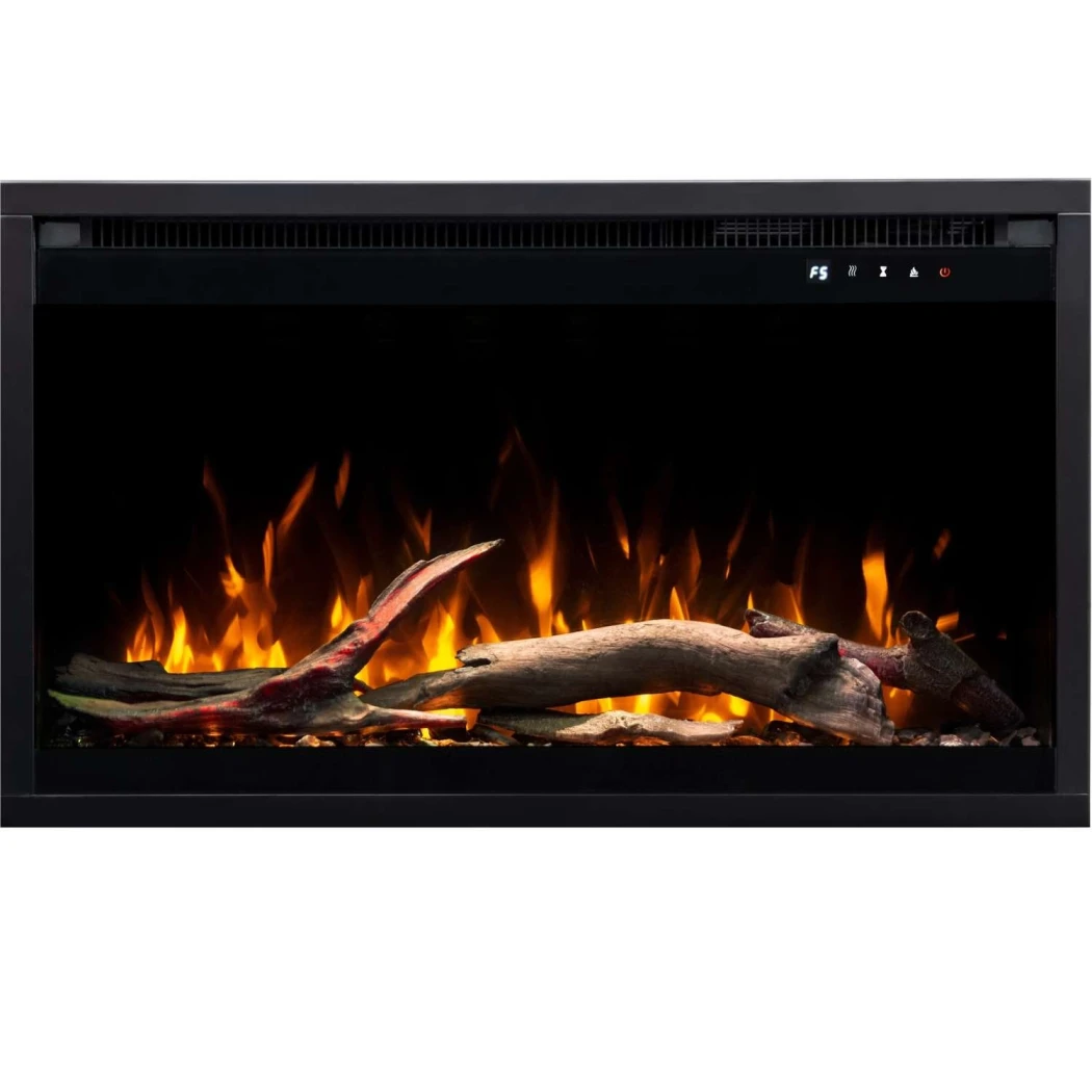 Aflamo 3D Insert 45 × 75 cm (18 inch x 30 inch) |Ingebouwde Elektrische Haard met LED Vlam & App-besturing afbeelding 1