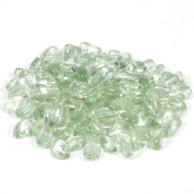 Decoratieve stenen van licht glas  | Bioethanolhaard-shop.nl | Accessoires voor buitenhaarden op gas