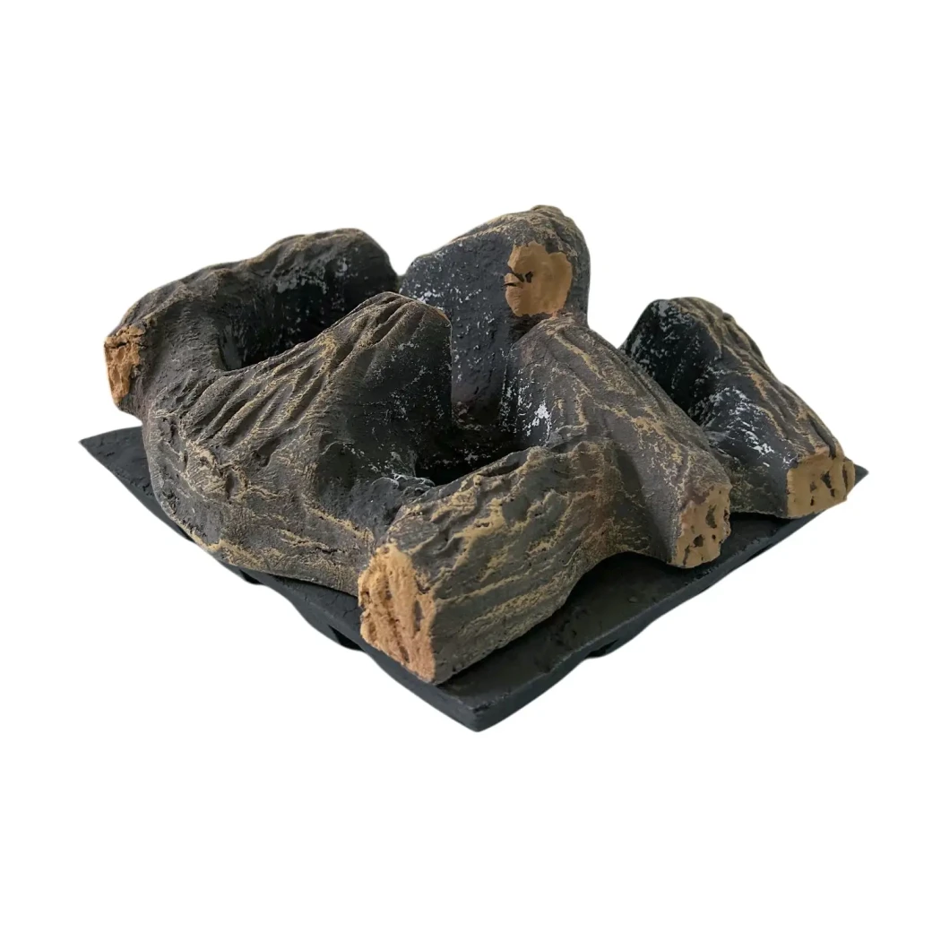 Hout decoratie voor Muztag Gas Terrasverwarmer | | Accessoires voor buiten terrasverwarmer | Gråbrun afbeelding 1