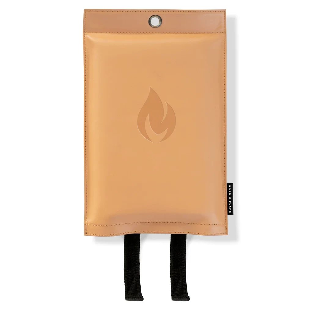 Blusdeken - Lichtbruin Nordic Flame  | Bioethanolhaard-shop.nl | Accessoires voor een bio-ethanol haard