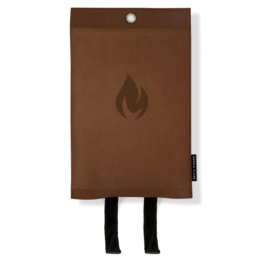 Blusdeken - Donkerbruin Nordic Flame | Bioethanolhaard-shop.nl | Accessoires voor een bio-ethanol haard