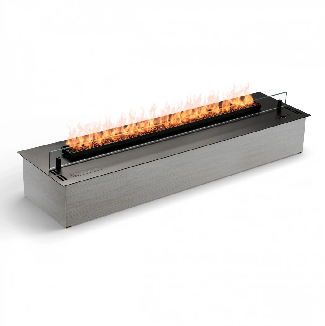 Neo 1000 | automatische brander | Planika Fires | op afstand bedienbare bioethanol brander | grijs