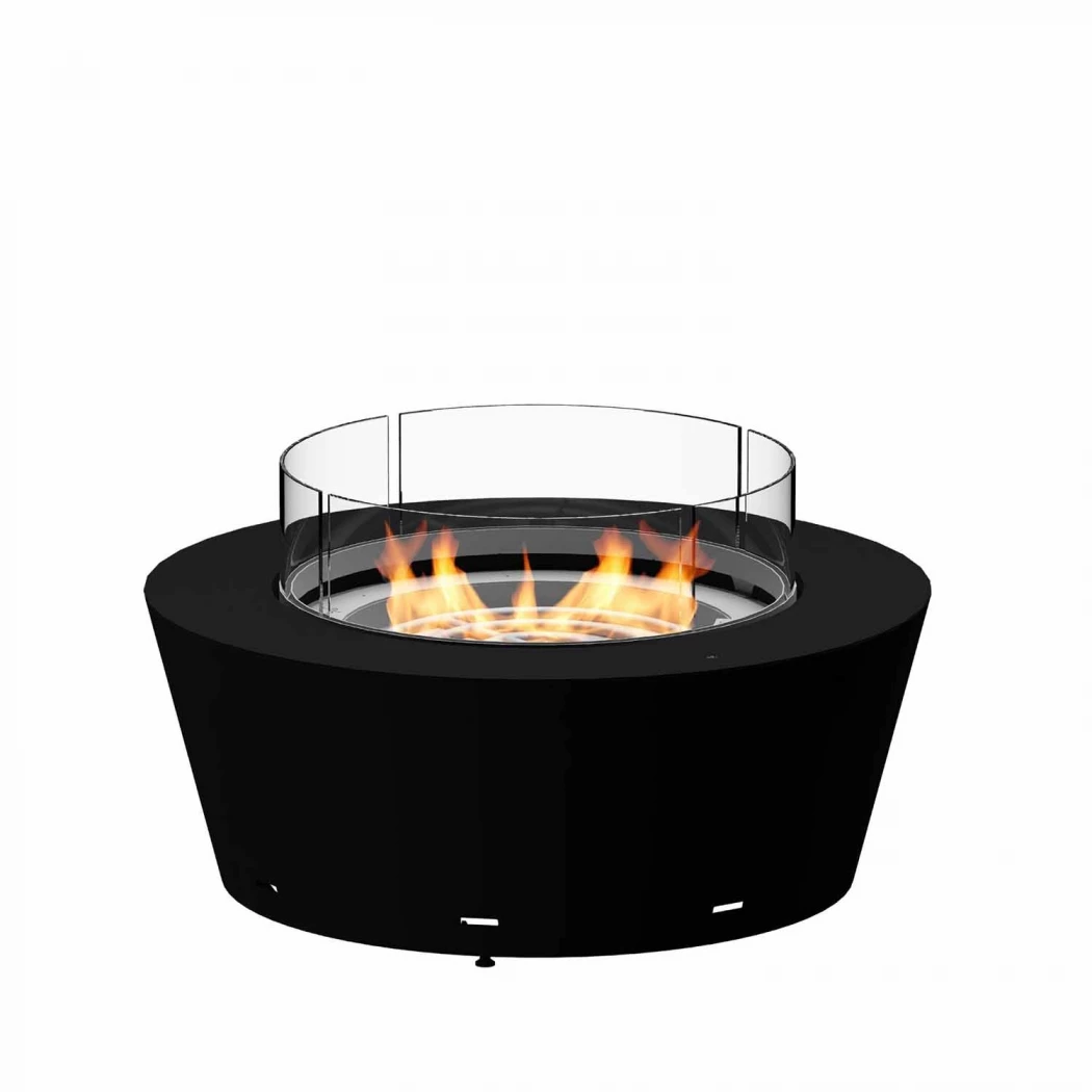 Otello - Zwart GlammFire  | Bioethanolhaard-shop.nl | Buiten vuurplaats