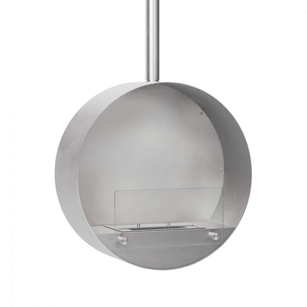 Ottawa Staal - 50 cm ScandiFlames  | Bioethanolhaard-shop.nl | Plafond bio-ethanol haard