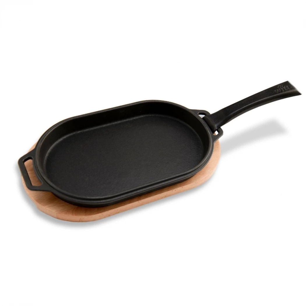 Pizza grillpan van Witt - gietijzeren grillplaat - bakplaat