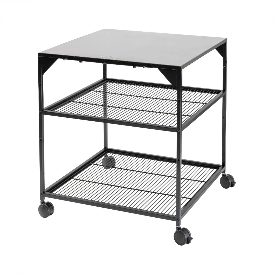 Pizzaoventafel van Witt - Stalen tafel met wielen - Grilltafel - Buitentafel