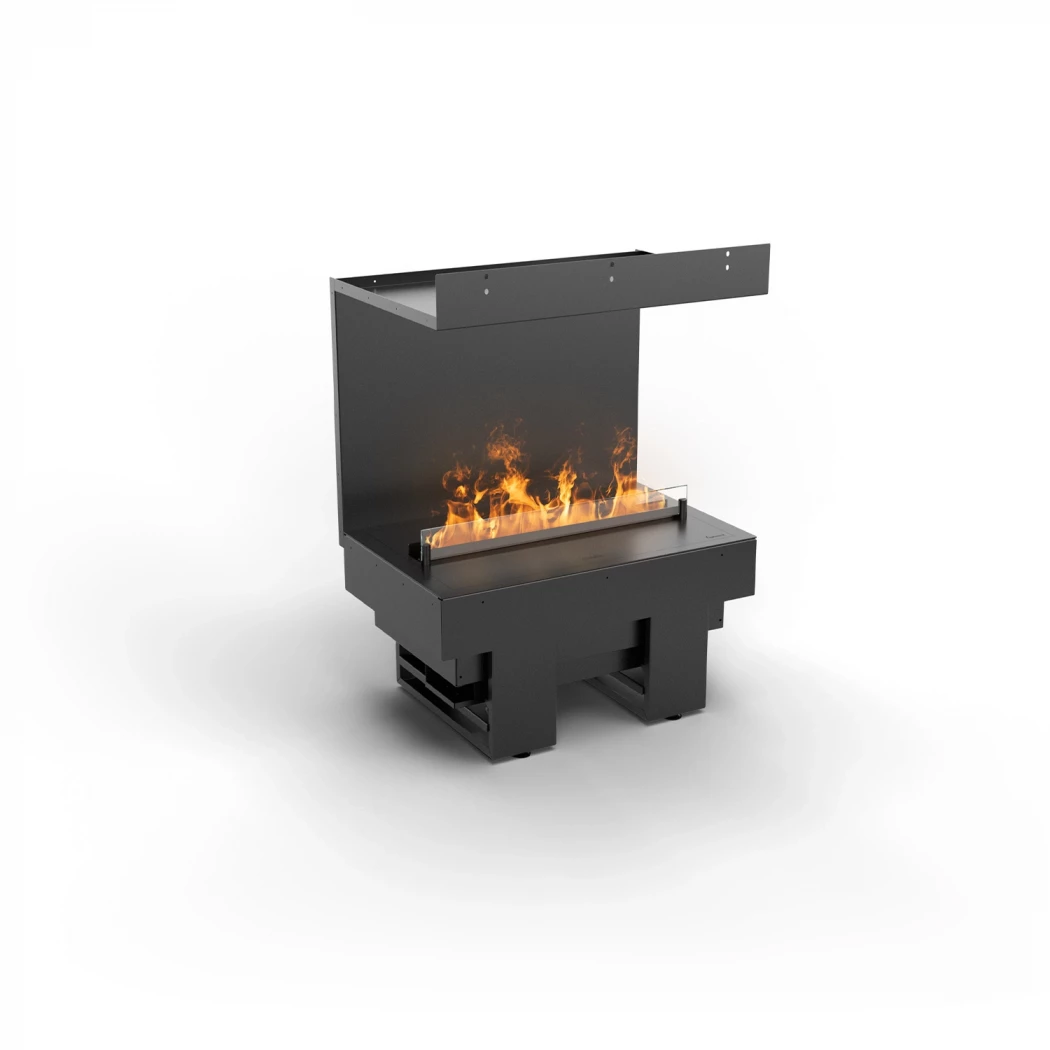 Cool Flame 500 Driezijdig | Planika Fires | 3-zijdige Opti-myst inbouwhaard | Zwart afbeelding 1