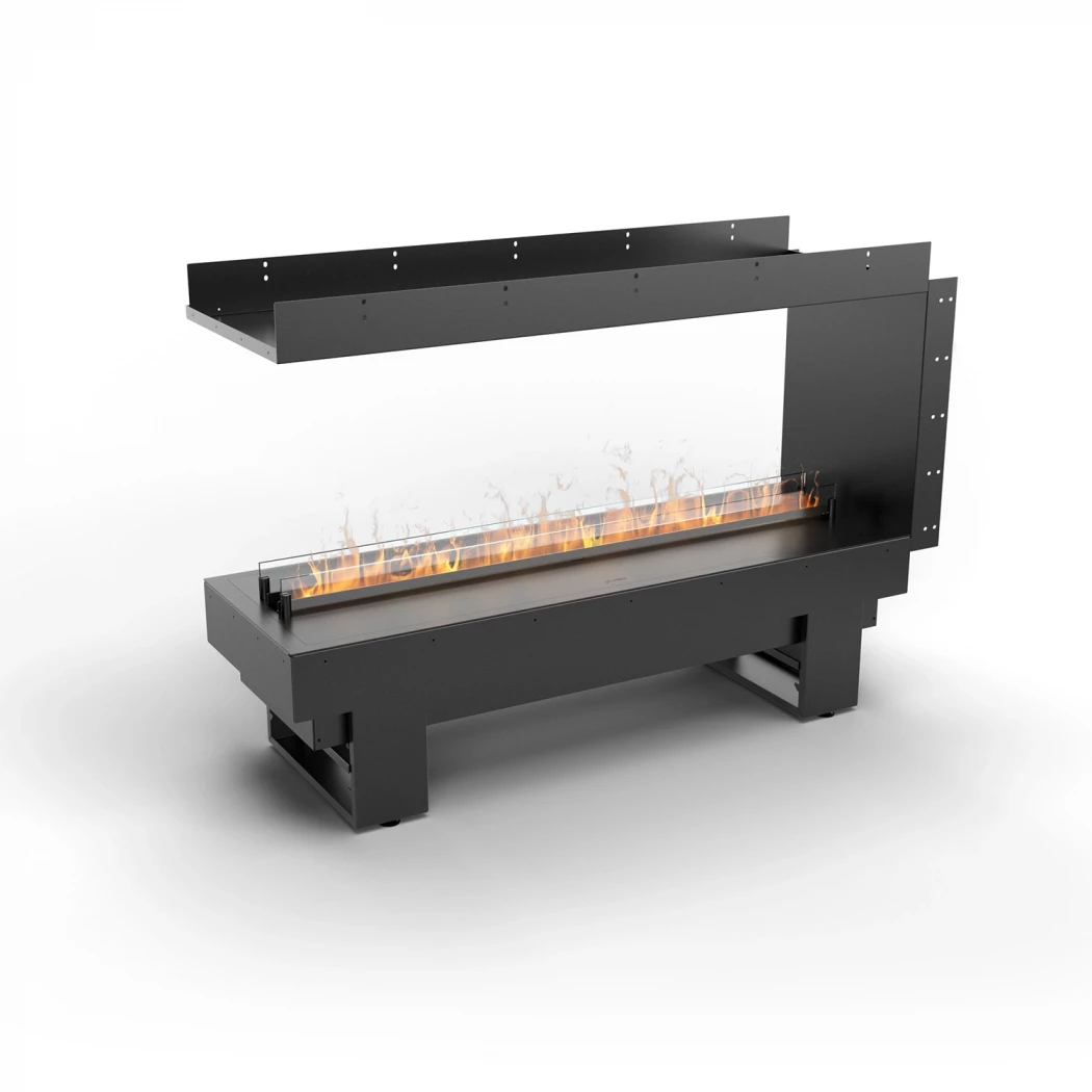Cool Flame 1000 Roomdivider Planika Fires  | Bioethanolhaard-shop.nl | Roomdivider Opti-myst inbouwhaard
