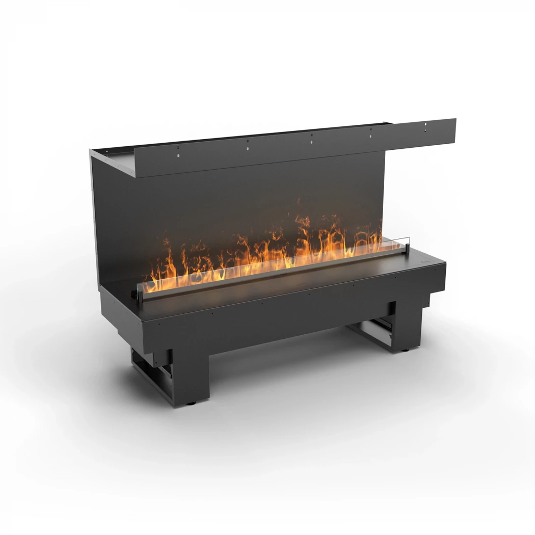 Cool Flame 1000 Driezijdig | Planika Fires | 3-zijdige Opti-myst inbouwhaard | Zwart afbeelding 1
