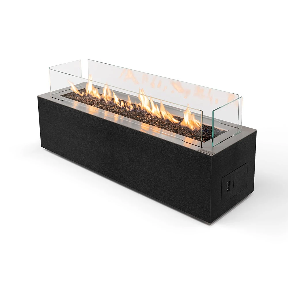 Planika Galaxy Gasbrander | Planika Fires | Zwart | Gashaard voor buiten | Buitengashaard | met glas afbeelding 1