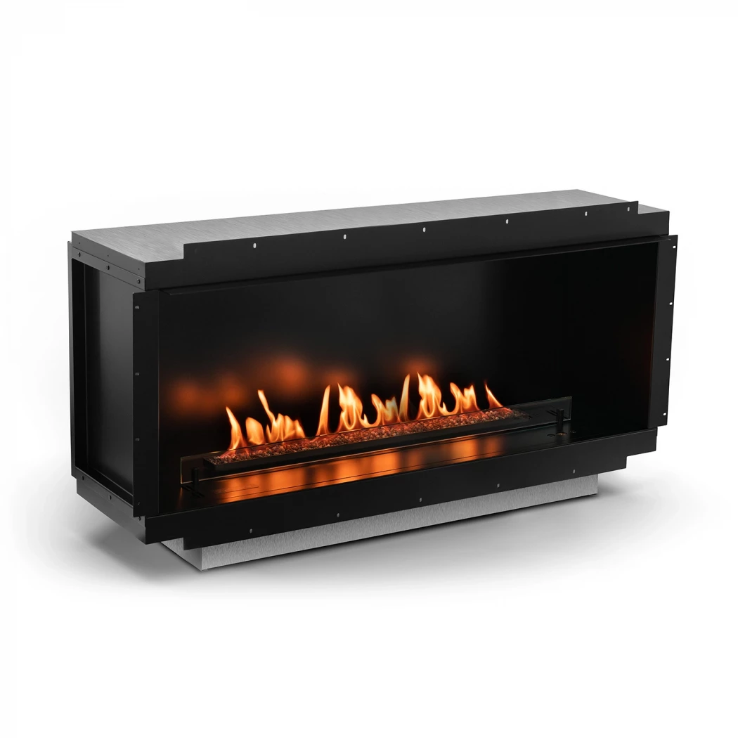 Neo 1000 | automatische brander | Planika Fires | inbouwhaard | op afstand bedienbare bioethanol brander | zwart | veelzijdig