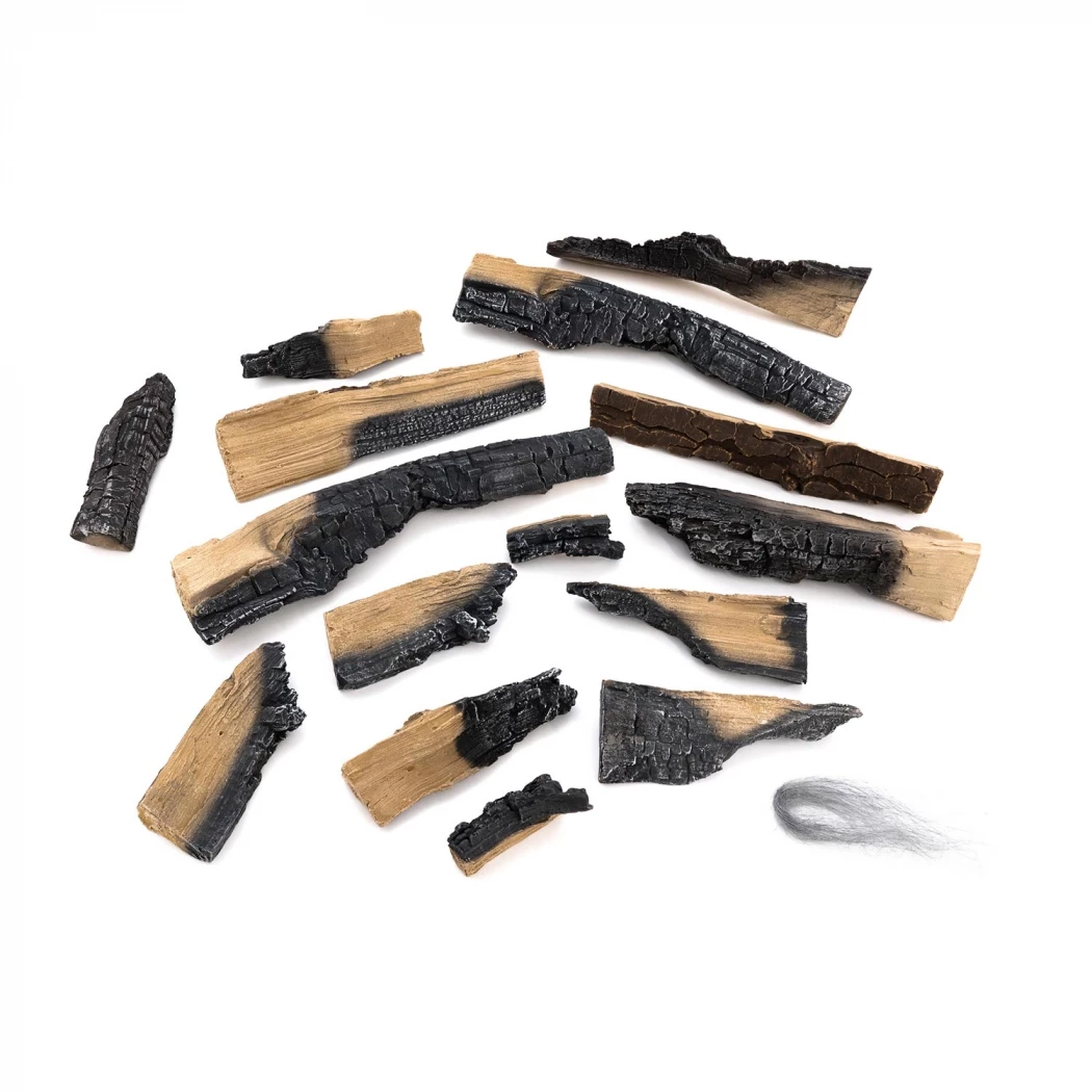 Decoratief hout voor Planika Panorama  | Bioethanolhaard-shop.nl | Accessoires voor een bio-ethanol haard