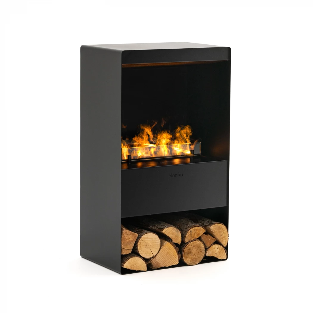 Steamy Waterdamphaard | Planika Fires | Vrijstaande waterdamphaard | Zwart afbeelding 1