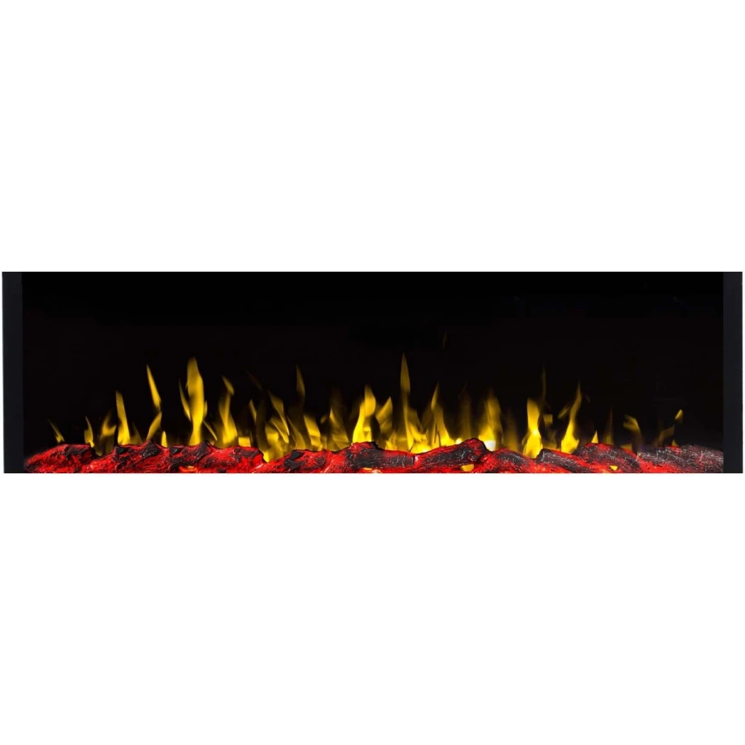Aflamo Pride Slim 127 cm Elektrische Haard - Wandgemonteerd of Ingebouwd, LED Vlam, 3 Kleuren afbeelding 1
