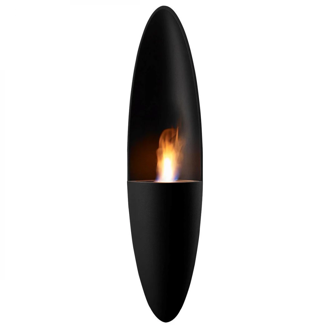 Safretti Prometheus PB - Zwart Safretti  | Bioethanolhaard-shop.nl | Hangende bio-ethanol haard