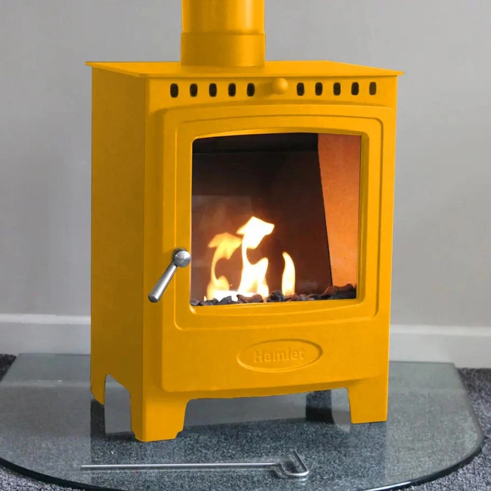 Hamlet Solution 5 - Vrijstaande bio-ethanol haard van Arada in graphite black - maat: 44 x 55.8 cm afbeelding 1