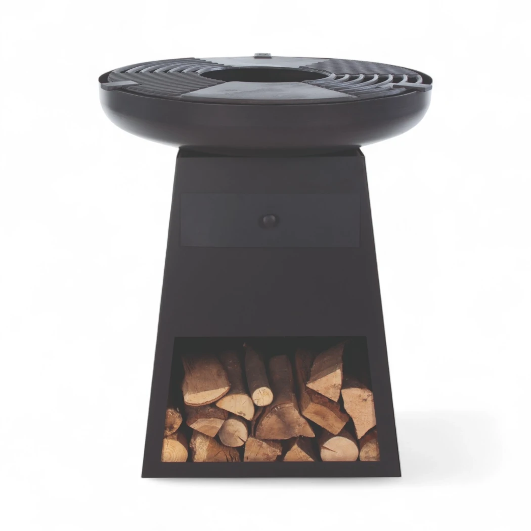 Havana plancha grill Red Fire  | Bioethanolhaard-shop.nl | Buiten barbecue op hout
