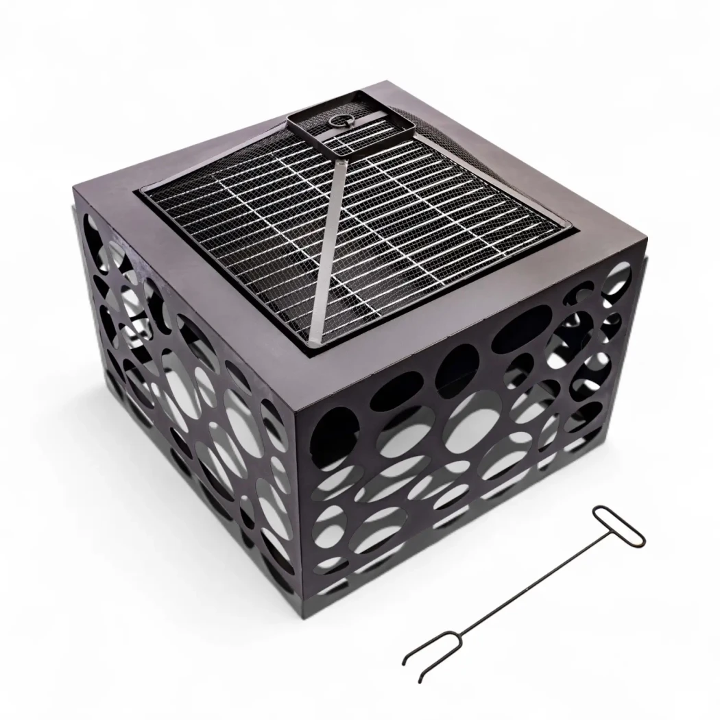 Mikor bålfad Red Fire  | Bioethanolhaard-shop.nl | Buiten barbecue op hout