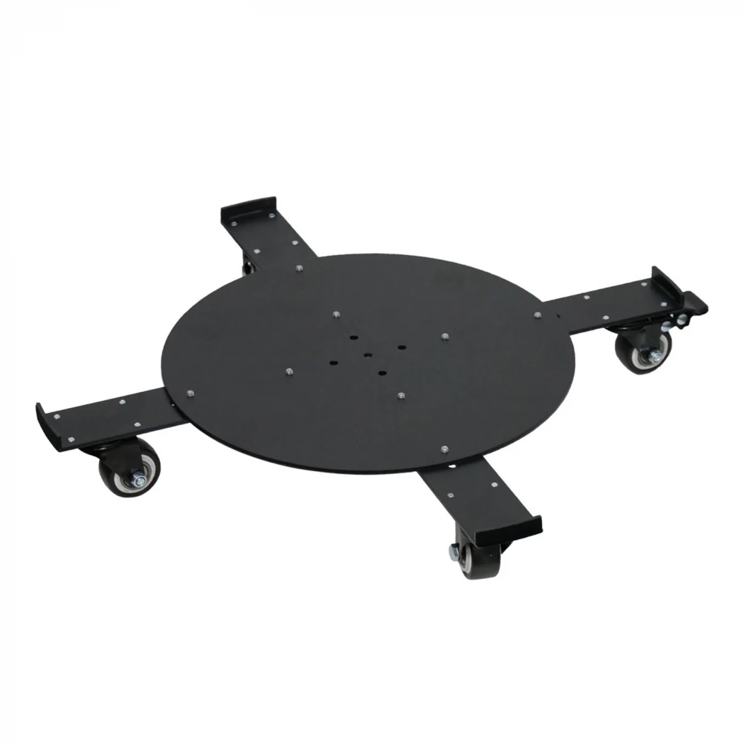 Rolplateau met wielen voor biohaarden – Ø: 45 cm  | Bioethanolhaard-shop.nl | Accessoires voor een bio-ethanol haard