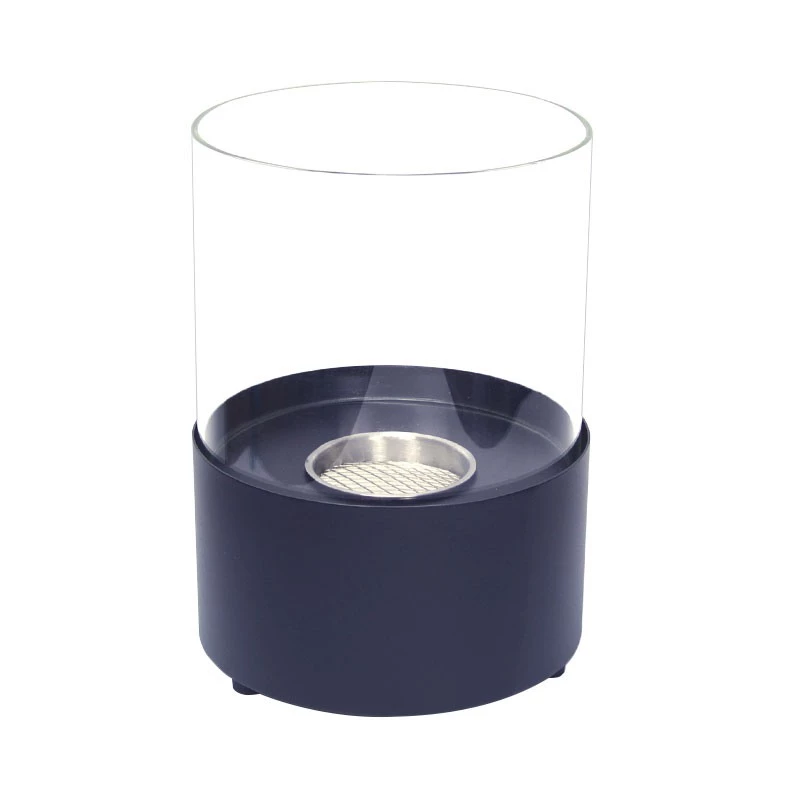 Ronde tafelhaard in zwart ScandiFlames  | Bioethanolhaard-shop.nl | Bio-ethanol tafelhaard