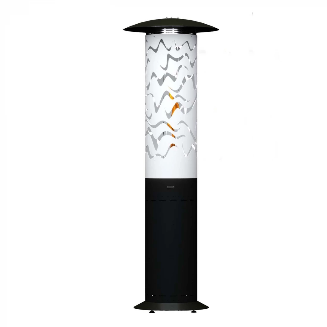 Samba Hyperion - Wit GlammFire  | Bioethanolhaard-shop.nl | Buiten vuurplaats