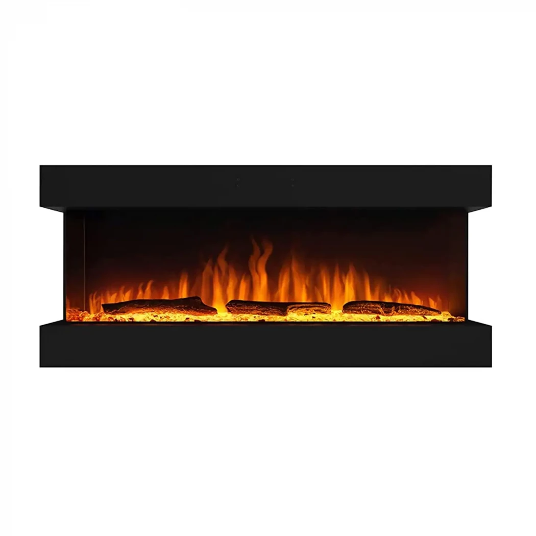 Feroza 137 cm - elektrische haard muurhaard ScandiFlames Electric  | Bioethanolhaard-shop.nl | Driezijdige Elektrische Haard