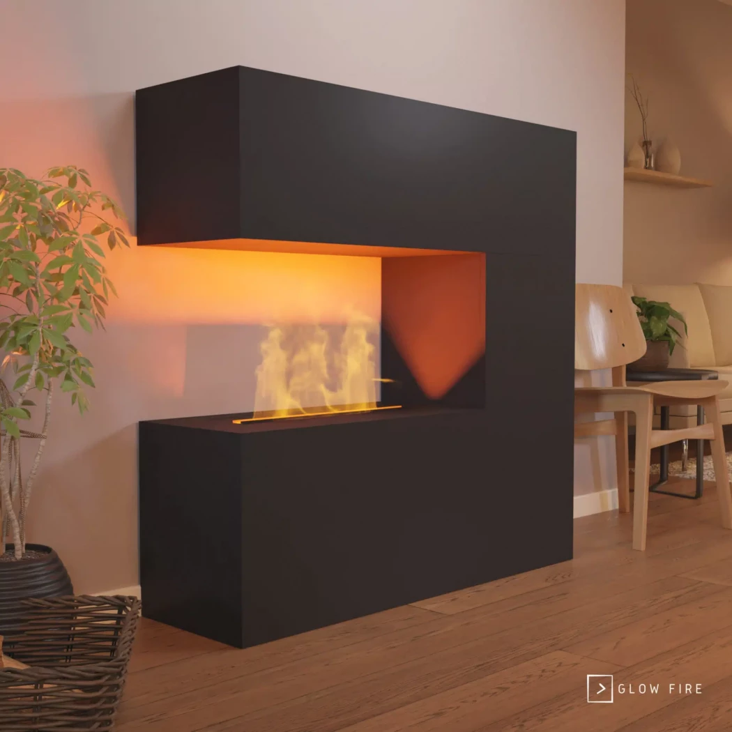 Schiller Waterdamp haard - Sort Glow Fire  | Bioethanolhaard-shop.nl | Vrijstaande bio-ethanol haard