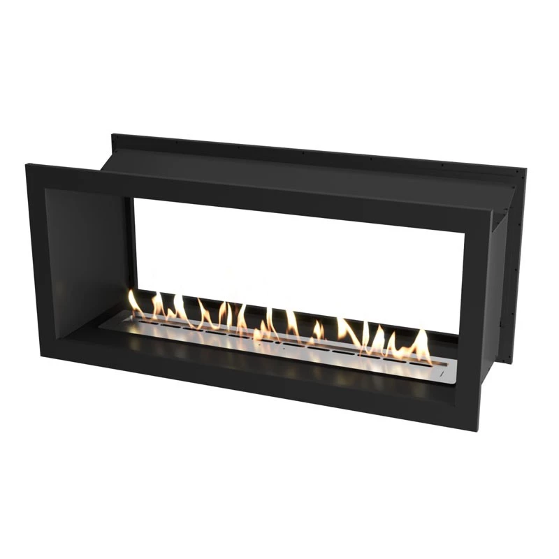Icon Dubbelzijdige Slimline Firebox FBDS1100 Icon Fires  | Bioethanolhaard-shop.nl | 2-zijdige inbouw bio-ethanol haard