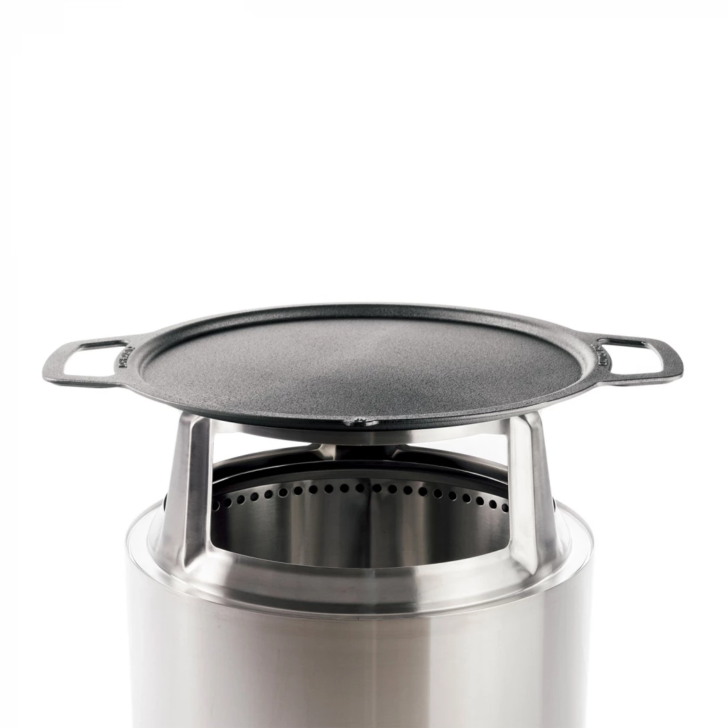 Bonfire frituurpan + HUB Solo Stove  | Bioethanolhaard-shop.nl | Accessoires voor koken boven vuur
